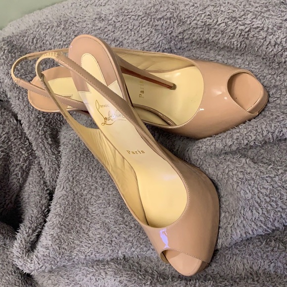 Christian Louboutin Shoes - **SALE** Christian Louboutins 👠 Private Number Peep Toe 😱